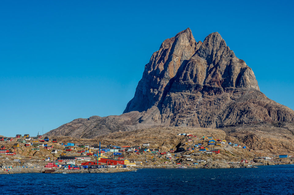 Uummannaq bedeutet so viel wie "Robbenherz-förmig", 1250 Einwohner, Uummannaq, Westgrönland, 600 km nördlich des Polarkreises